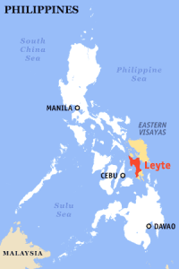 Leyte province, central Philippines. wikipedia.org