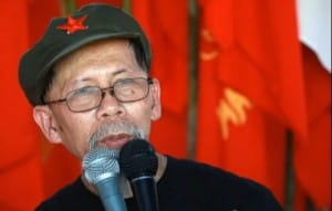 Jorge Madlos, "Comrade Oris", Spokesperson of the NDFP-Mindanao. Photo from Marco Valbuena | http://www.arkibongbayan.org