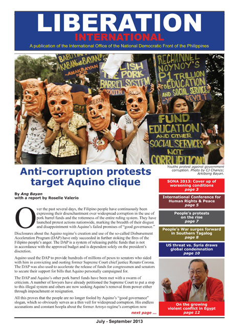 Cover page, LI 30 Sept 2013