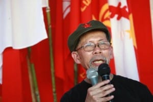 Ka Oris, spokesperson of NDFP-Mindanao. Photo from http://bulatlat.com