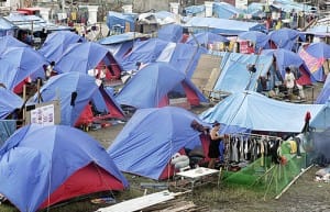 Tacloban tent-city