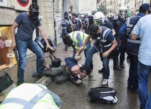 Turkey police violence Gazi