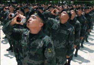 PNP drunken troops