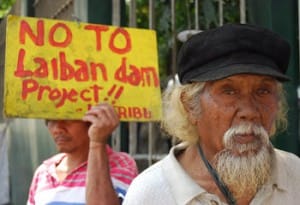 Laiban Dam protest01